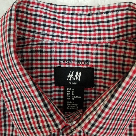 H&M Easy Iron Long Sleeve Button Down - Picture 3 of 4